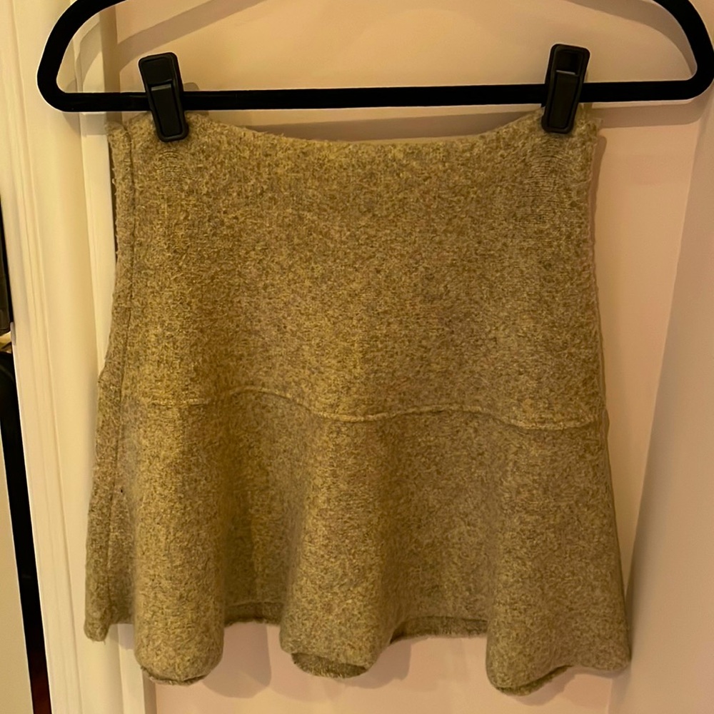 Zara knit mini skirt